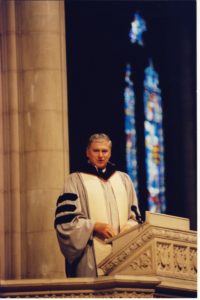 2000 Bill in pulpit of National Catheddral